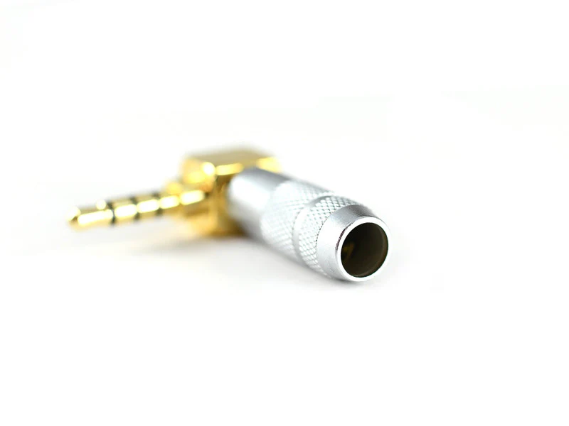 4 pole 3.5mm TRRS Gold Right Angle Mini Connector - Image 7