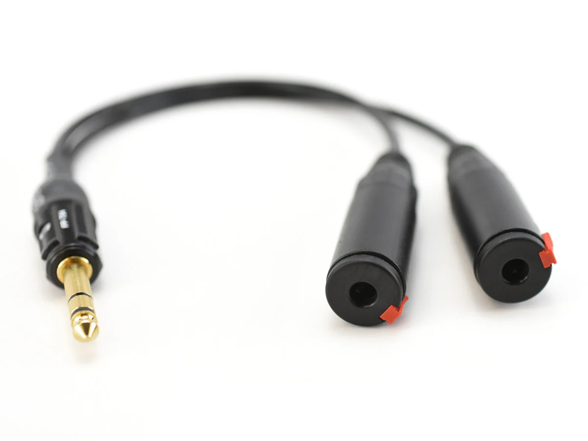 Black Dragon 1/4" Headphone Splitter Cable - Image 3