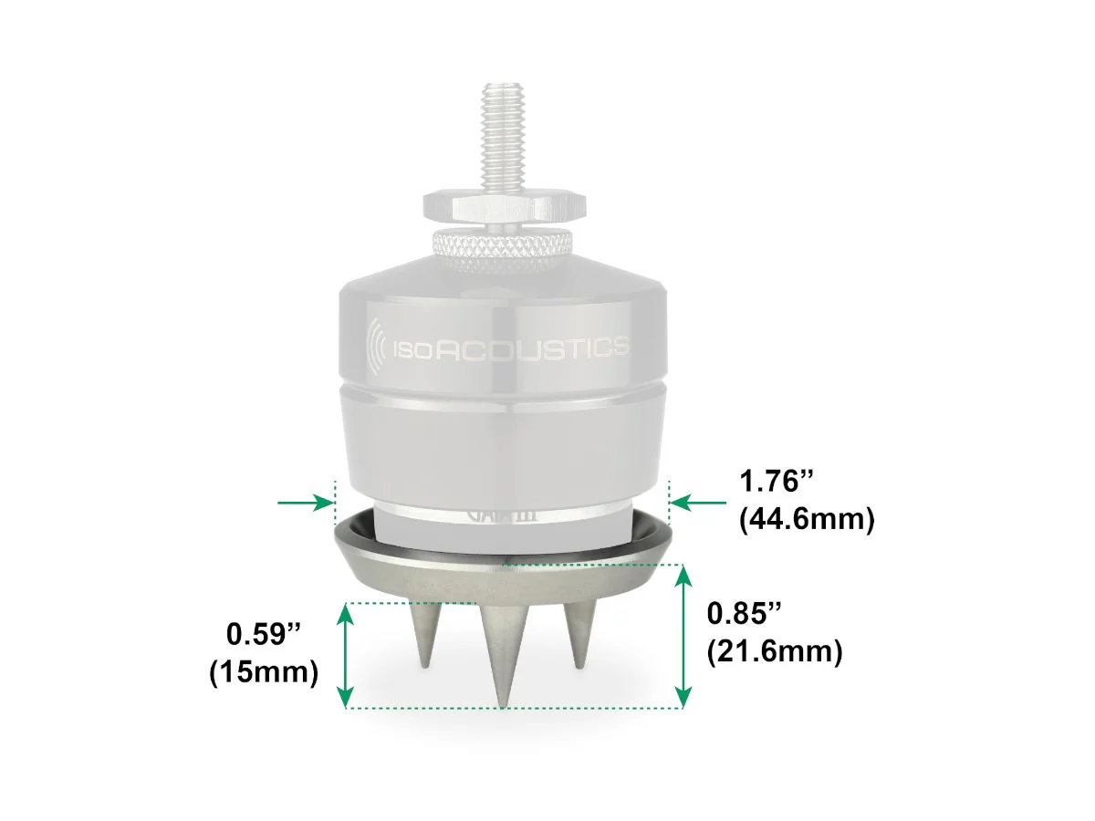 Carpet Spikes for GAIA I, II, III Isolators (4 Pack) - Image 12