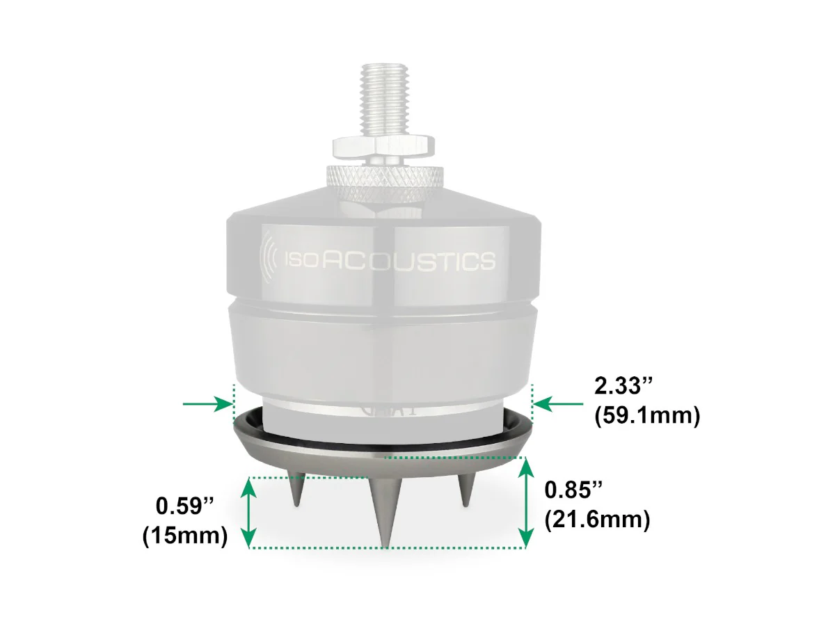 Carpet Spikes for GAIA I, II, III Isolators (4 Pack) - Image 8