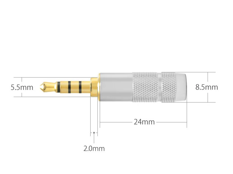 3.5mm TRRS Balanced Connector P-3.54G - Image 6