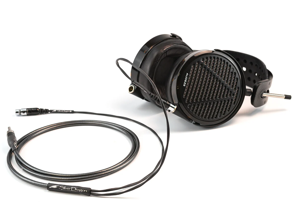 Silver Dragon Premium Cable for Audeze Headphones - Image 2