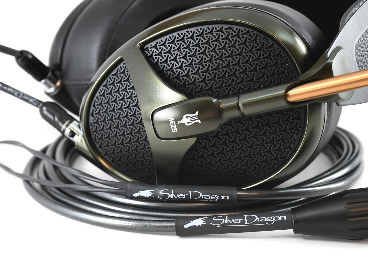 Silver Dragon Premium Cable for Meze Headphones - Image 2