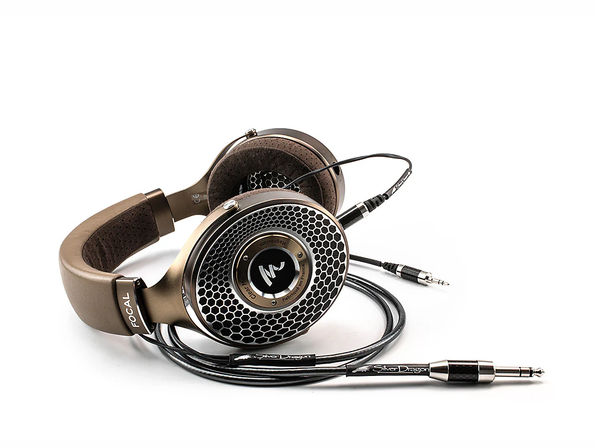 Silver Dragon Premium Cable for Focal Clear Headphones - Image 2