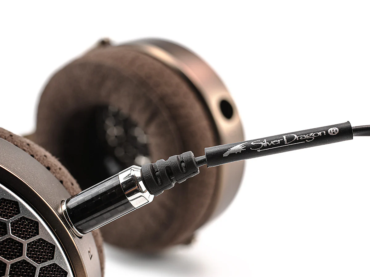 Silver Dragon Premium Cable for Focal Clear Headphones - Image 3