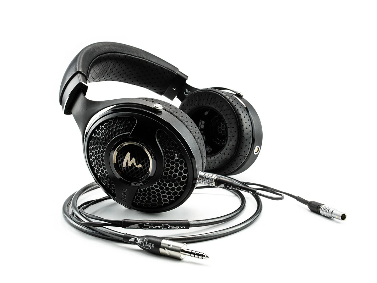 Silver Dragon Premium Cable for Focal Utopia Headphones - Image 4