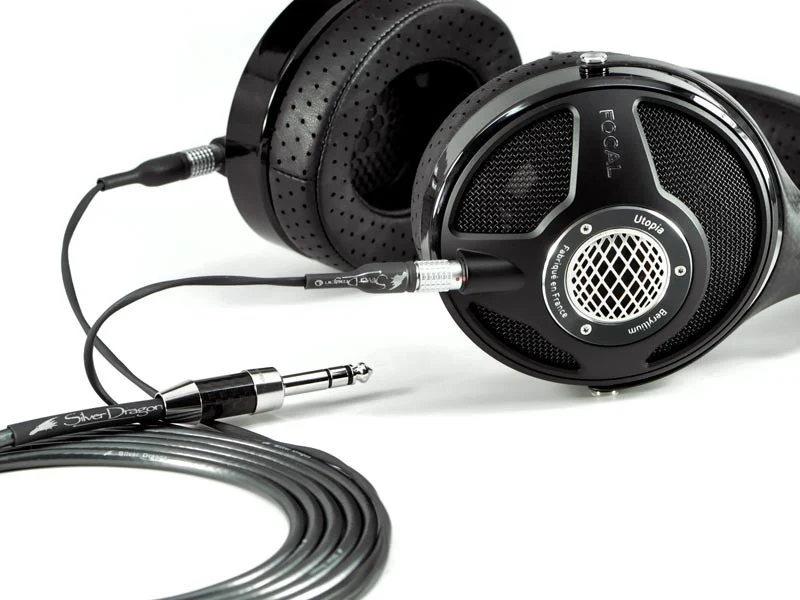 Silver Dragon Premium Cable for Focal Utopia Headphones - Image 7