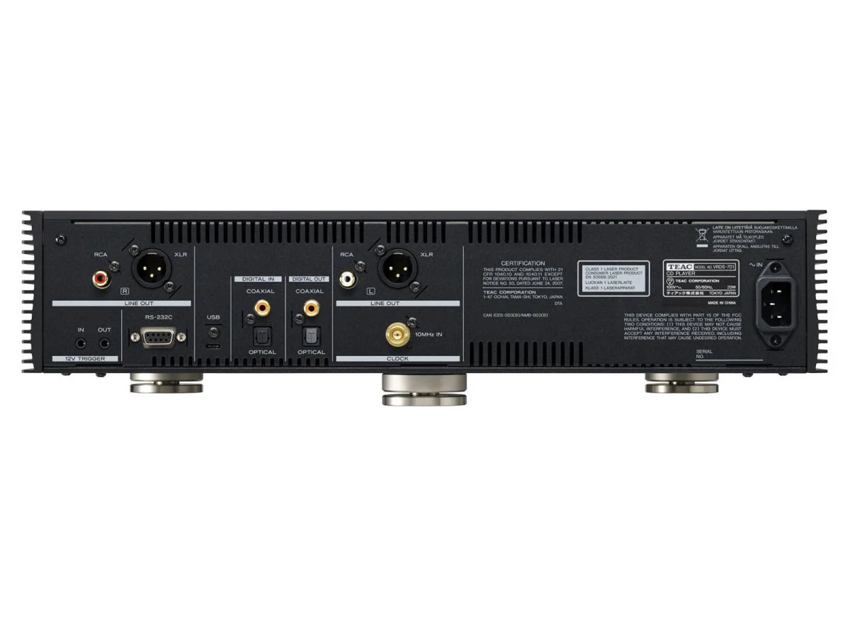 VRDS-701 CD Player, USB DAC - Image 5